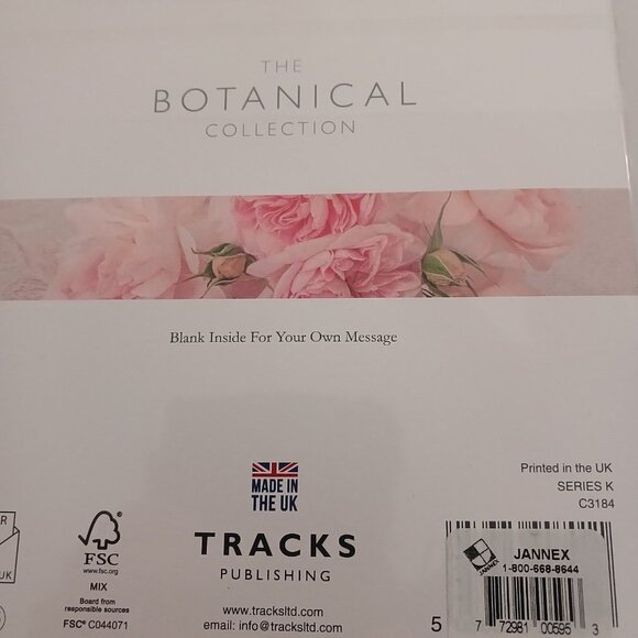 Tracks Publishing NEW Greeting Cards Lot of 5 Flowers Bunnies In original Packag - Picture 13 of 13